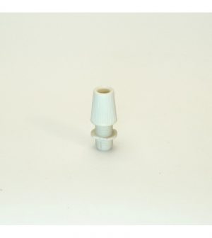 Πλαστικό εξάρτημα φωτιστικών για σύσφιξη καλωδίου λευκό