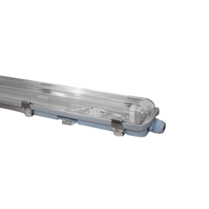 AC.3258H FIXTURE IP65 1560mm FOR 2 LEDTUBES WITH METAL CLIPS