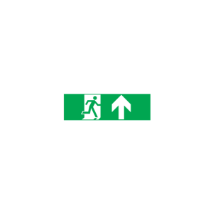 HAP1 ARROW UP STICKER FOR EXIT/EMERGENCY LIGHTING