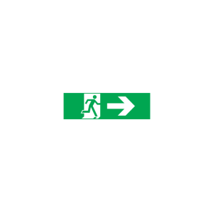 HAP3 ARROW RIGHT STICKER FOR EXIT/EMERGENCY LIGHTING