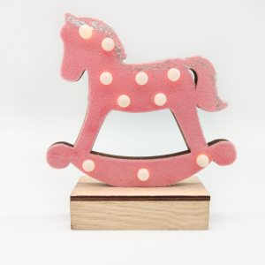 X061011240 ^ "WOODEN PINK HORSE"