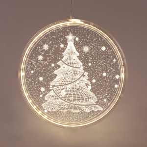 X08361259 ^ "3D ACRYLIC CHRISTMAS TREE"