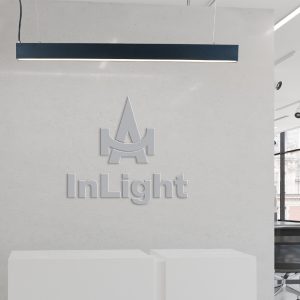 InLight Κρεμαστό φωτιστικό από αλουμίνιο σε μαύρη απόχρωση (6042-120-BL)