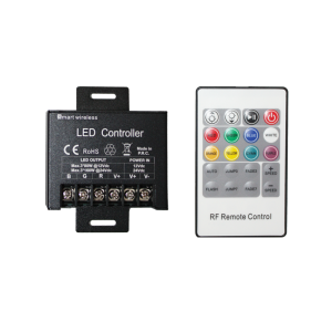 RGB4-RF20K POWER RGB LED CONTROLLER 20A 240W/12V 480W/24V & RF REMOTE