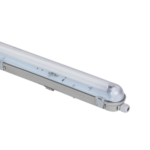 AC.L7136LED EMPTY IP65 LUMINAIRE FOR 1X1200mm T8 G13 LAMP 2-SIDE